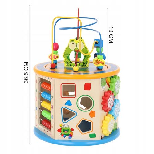 KOSTKA EDUKACYJNA DREWNIANY SORTER PRZEPLATANKA na Arena.pl