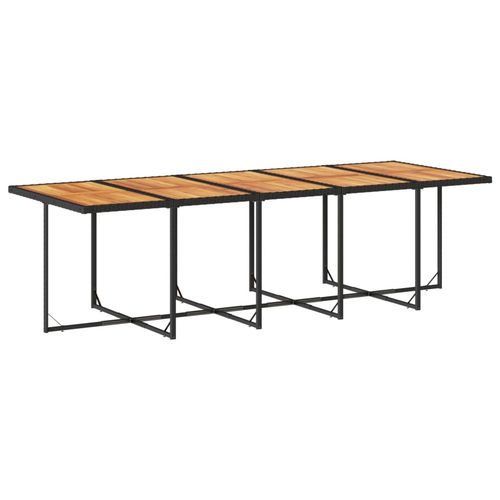 15-cz. zestaw mebli ogrodowych z poduszkami, czarny, rattan PE na Arena.pl