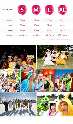 ELMO POTWÓR PIŻAMA KIGURUMI KOMBINEZON ONESIE XL na Arena.pl