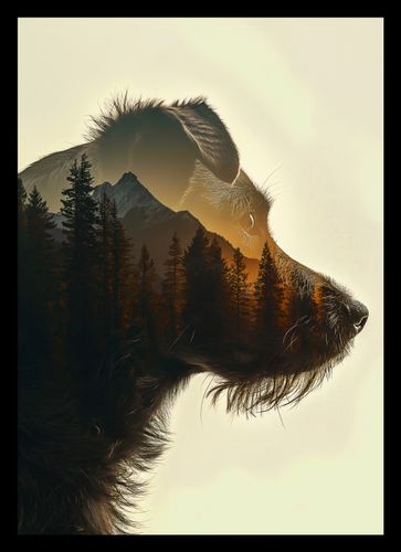 Plakat 21x29,7cm Psi Duch Lasu na Arena.pl