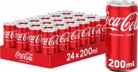 24 x Napój gazowany Coca-cola 200 ml