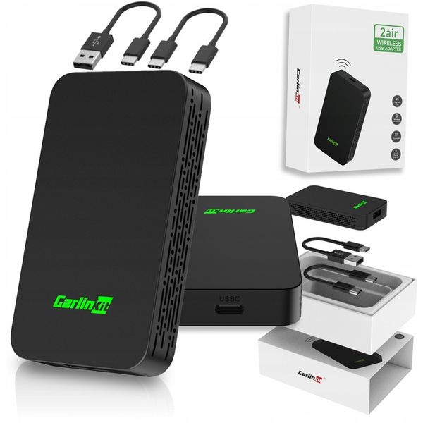 ADAPTER CARLINK 5.0 APPLE CARPLAY ANDROID AUTO BEZPRZEWODOWY zdjęcie 1