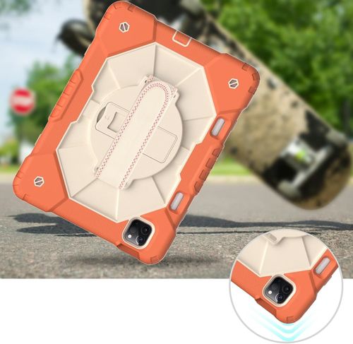 Etui do iPad Air 4/5 10,9” z Podstawką i Paskiem na Ramię Pomarańczowe na Arena.pl