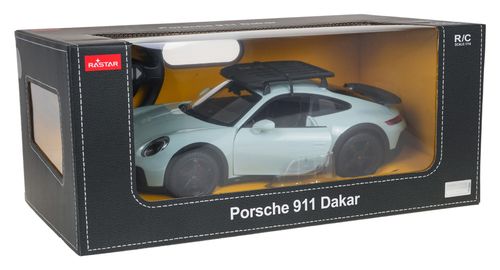 Autko R/C 1:14 Porsche 911 Dakar Miętowy Rastar na Arena.pl