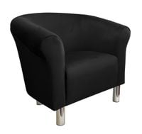 Fotel Milo MG19 nogi chrom czarny