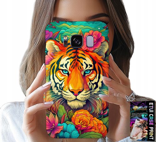 ETUI DO SAMSUNG GALAXY S8 - ZWIERZĘCE WZORY TYGRYS TYGRYSEK CASE na Arena.pl