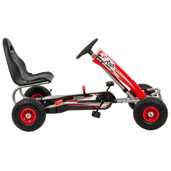 GOKART AUTO NA PEDAŁY ENERO 14 CZERWONY zdjęcie 4