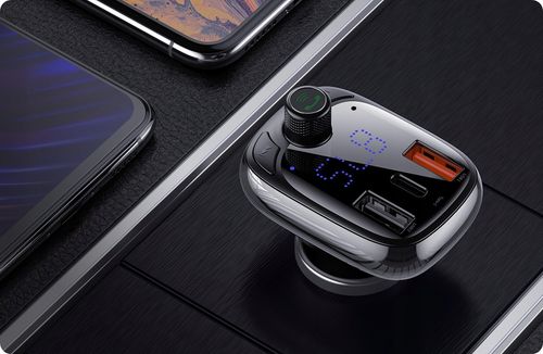 Transmiter FM Baseus S-13 USB-C / 2x USB / Czytnik kart microSD na Arena.pl