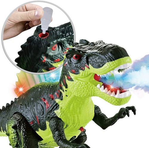 DUŻY DINOZAUR T-REX ŚWIECI RYCZY CHODZI ZIEJE PARĄ XXL na Arena.pl