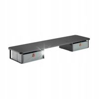 Nadstawka do Biurka Podstawka pod Monitor 98cm Szuflady Spacetronik czarna