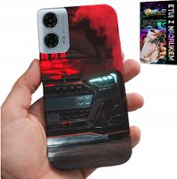 ETUI DO MOTOROLA G34 5G - SPORTOWE SAMOCHODY, CAR AUTA FAN + FOLIA