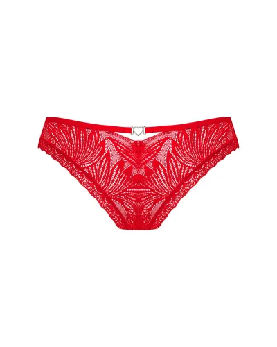 obsessive chilisa figi czerwone koronka xs/s z ozdobnym wycięciem na Arena.pl