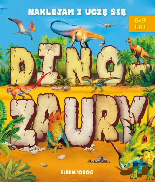 Dinozaury. Naklejam i uczę się zdjęcie 1