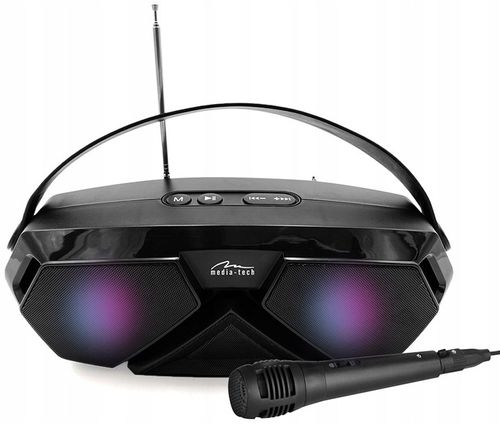 Głośnik Bluetooth MP3 radio FM mikrofon KARAOKE akumulator Media-Tech SCOUT na Arena.pl
