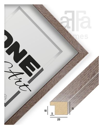 Ramka na zdjęcia Hekla 13x18 foto MDF stojąca sonoma truflowa 1szt. na Arena.pl