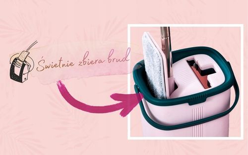 Zapas z mikrofibry do mopa HANDY płaski 3+1 GRATIS na Arena.pl