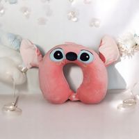 2 x Poduszka Stich & Lilo Zagłówek Rogal PODRÓŻNA TURYSTYCZNA Z USZAMI MIĘK