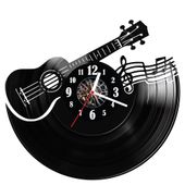 Zegar ścienny z płyty winylowej Gitara 385.14