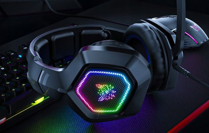 ONIKUMA PRZEWODOWE SŁUCHAWKI GAMINGOWE K10 NAUSZNE Z MIKROFONEM 2,2M ANC zdjęcie 10