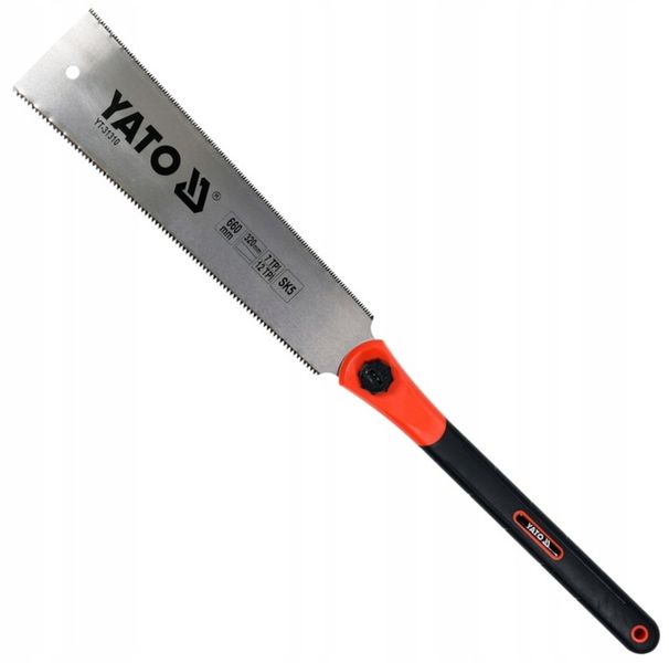 YATO PIŁA RĘCZNA DO DREWNA DWUSTRONNA JAPOŃSKA 320 MM YT-31310 STALOWA zdjęcie 3