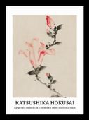 Plakat 13x18cm Design Large Pink Blossom, Hokusai Vintage do Salonu