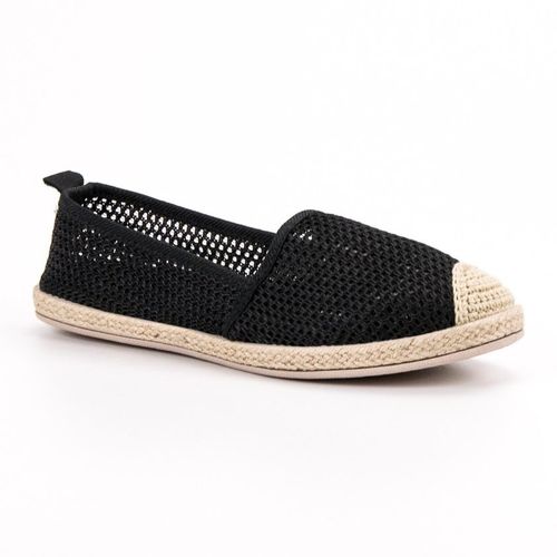 Czarne Tekstylne Espadryle r.39 na Arena.pl