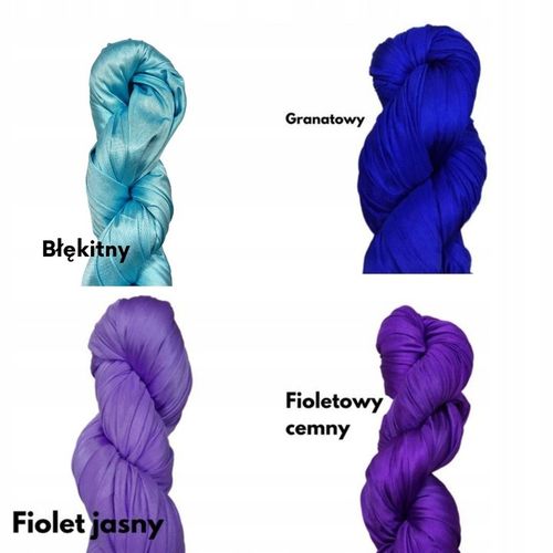 Hamak - chusta akrobatyczna dla dzieci, 10 kolorów, 4 metry, szeroki 260 cm na Arena.pl