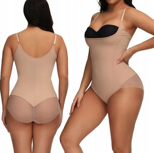 BODY DAMSKIE WYSZCZUPLAJĄCE KORYGUJĄCE MODELUJĄCE BRZUCH GORSET MAJTKI na Arena.pl