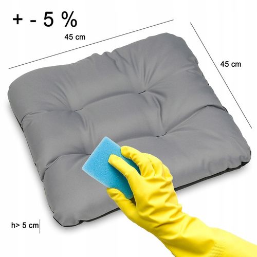 Beżowa poduszka na ławkę ogrodową 180x60x50 45/45 na Arena.pl