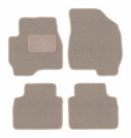 Dywaniki welurowe LUX beżowe Mazda Tribute 2000-2011 SUV z mocowaniami