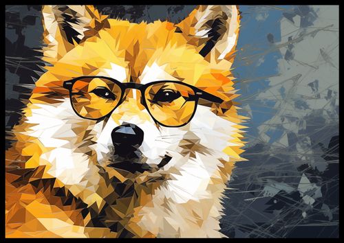 Plakat 66,5x46,5cm Intelektualny Psiak na Arena.pl