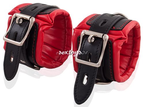 Skórzane Solidne Kajdanki Bdsm Na Łańuchu na Arena.pl