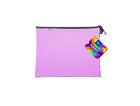 KOPERTA Z SUWAKIEM METALOWYM A5 26x20,5 CM FIOLETOWA TETIS