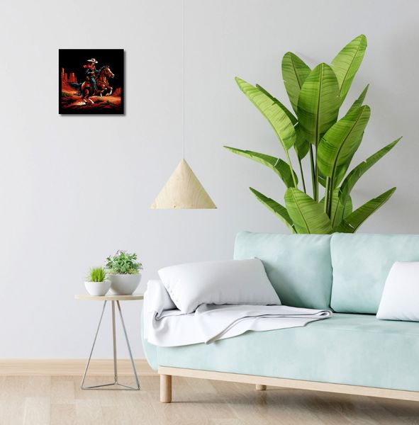 Plakat 30x30cm Galop przez Prerię zdjęcie 4