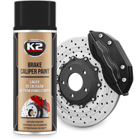 K2 BRAKE CALIPER PAINT 400ml CZARNY Lakier do zacisków bębnów hamulcowych