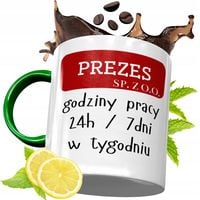 Kubek Zielony Dla Prezesa Na Urodziny Prezent