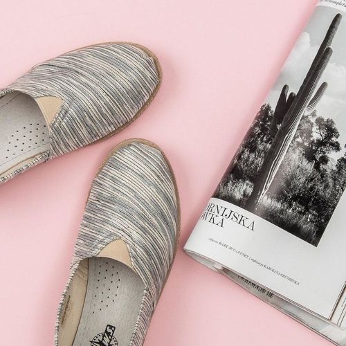 PRĄŻKOWANE ESPADRYLE Rozmiar - 36 na Arena.pl