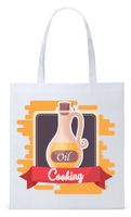 Dla Kucharza Kucharki Torba Eco Biała Shopper Z Nadrukiem Ze Zdjęciem