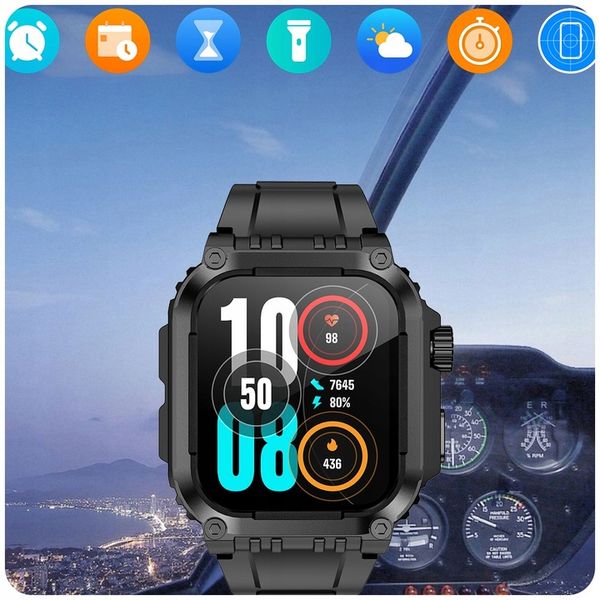 SMARTWATCH MĘSKI ZEGAREK FUNKCJA GPS ROZMOWY POLSKIE MENU TĘTNO 410mAh zdjęcie 6