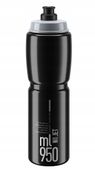 BIDON ELITE JET 950ml BLACK GREY