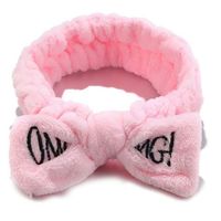 Opaska kosmetyczna różowa OMG