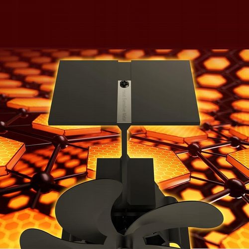 WENTYLATOR KOMINKOWY DO PIECA 5 ŁOPATEK CICHY WIATRAK 40DB ZASILANY na Arena.pl