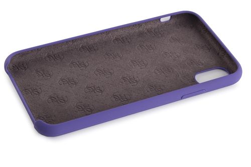 GUESS SILICONE CASE - iPhone XS Max - PURPLE na Arena.pl