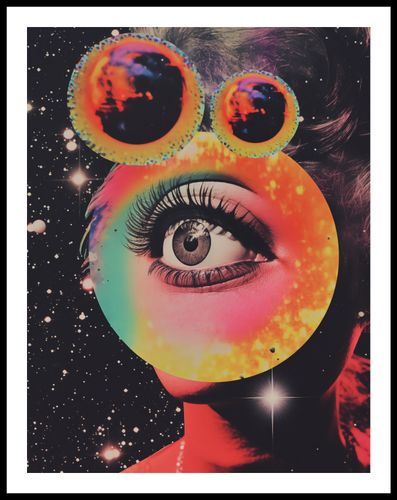 Plakat 50x65cm Oko w Kosmosie na Arena.pl