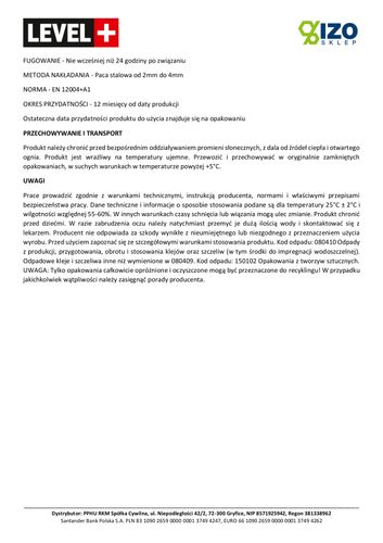 Gotowy Klej do Płytek 100kg Biały Flex Level+12 na Arena.pl