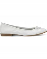 Damskie płaskie buty TAMARIS BAILARINA 100 BIAŁE r.40