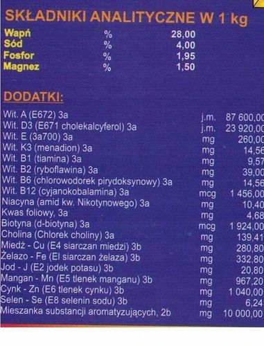 Univit Opas witaminy dla bydła opasów Unipasz 20kg na Arena.pl