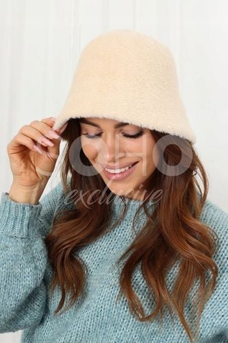 KAPELUSZ CZAPKA ALPAKA JESIENNY DAMSKI KOBIECY MODN ZIMOWY CIEPŁY KOL 2435 na Arena.pl