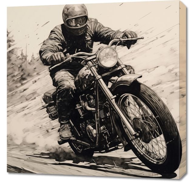Obraz 70x70cm Na Pełnej Prędkości zdjęcie 1