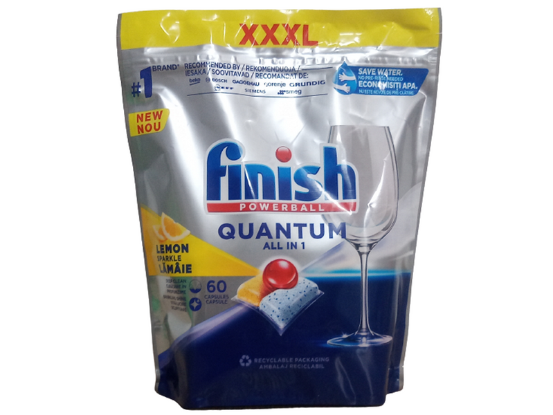 Tabletki do zmywarki Finish Quantum 60szt zdjęcie 2